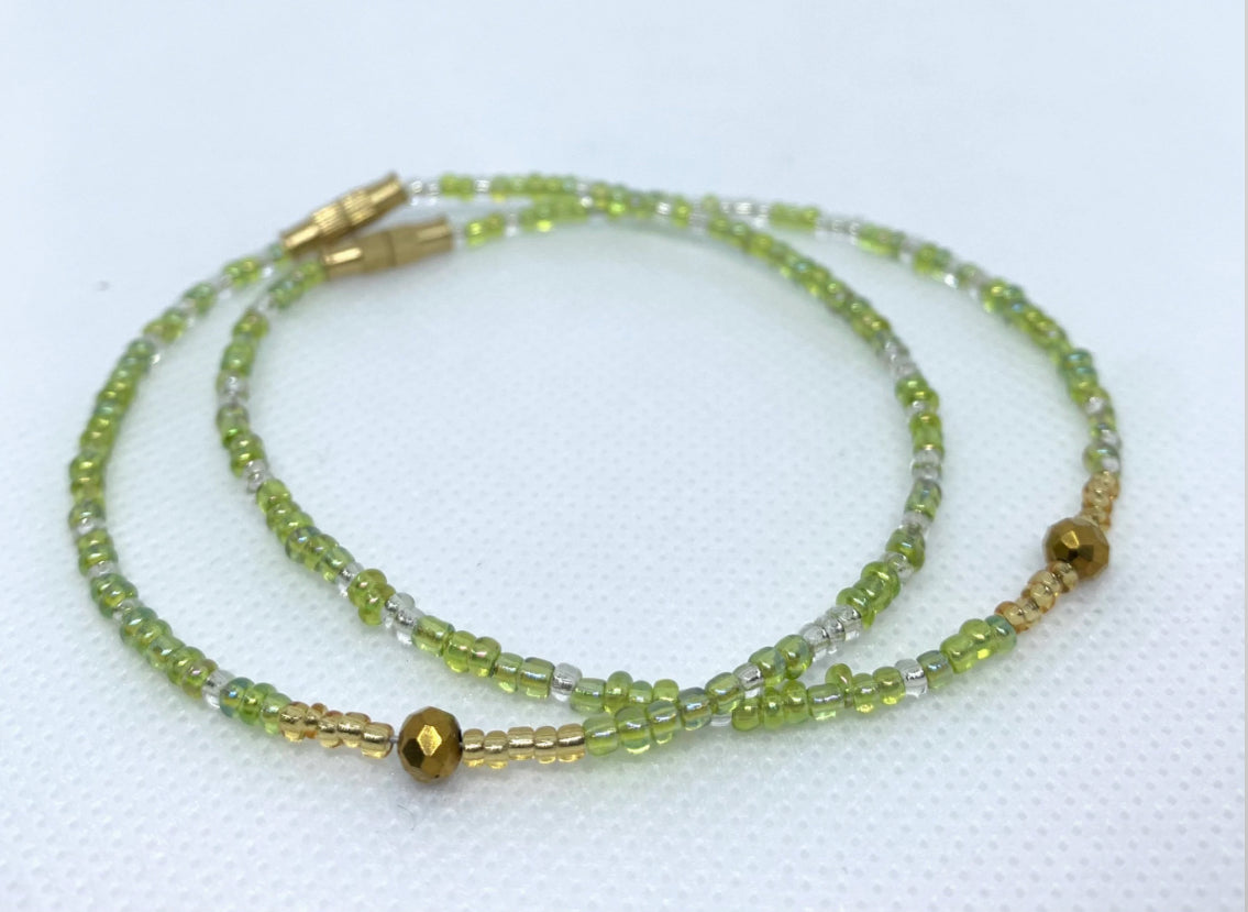 Green & Gold Bracelet