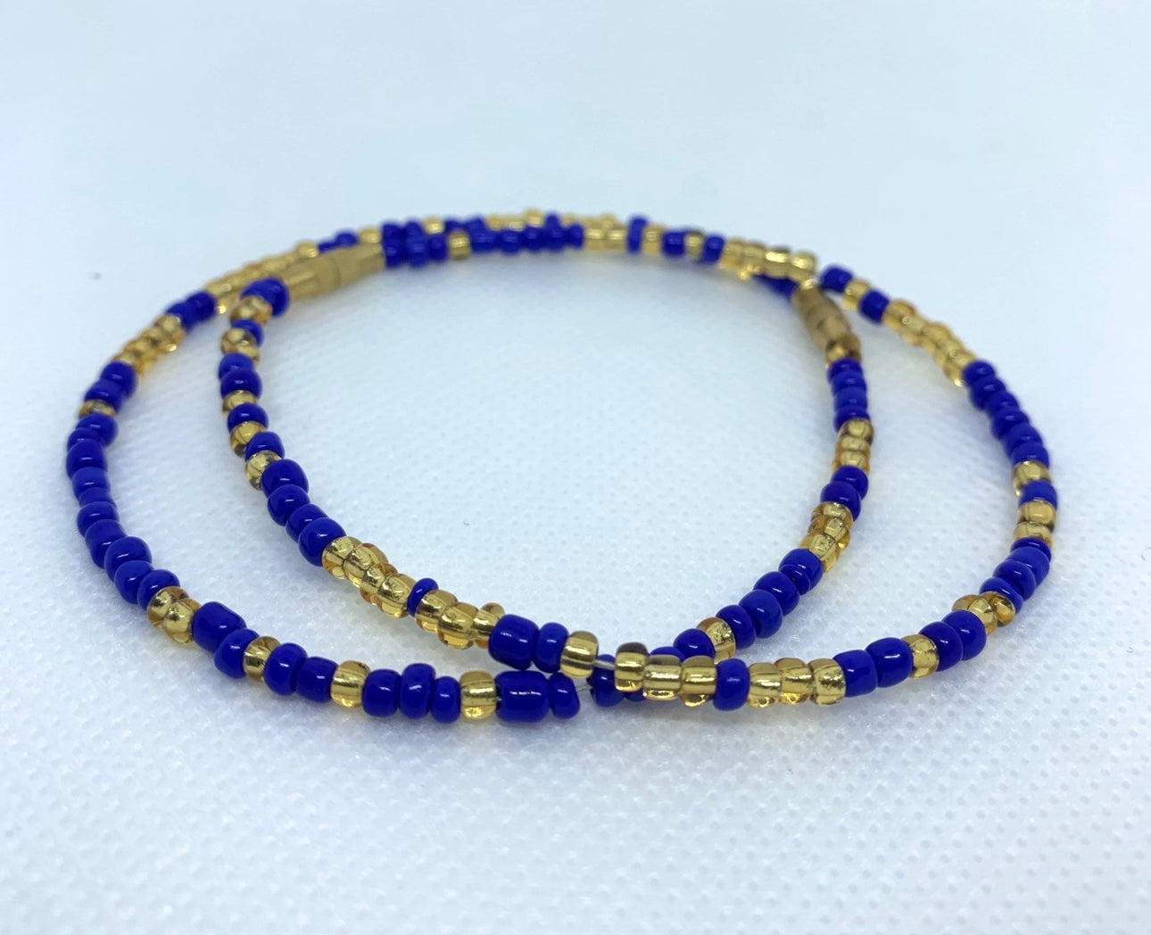 Royal Blue & Gold Bracelet