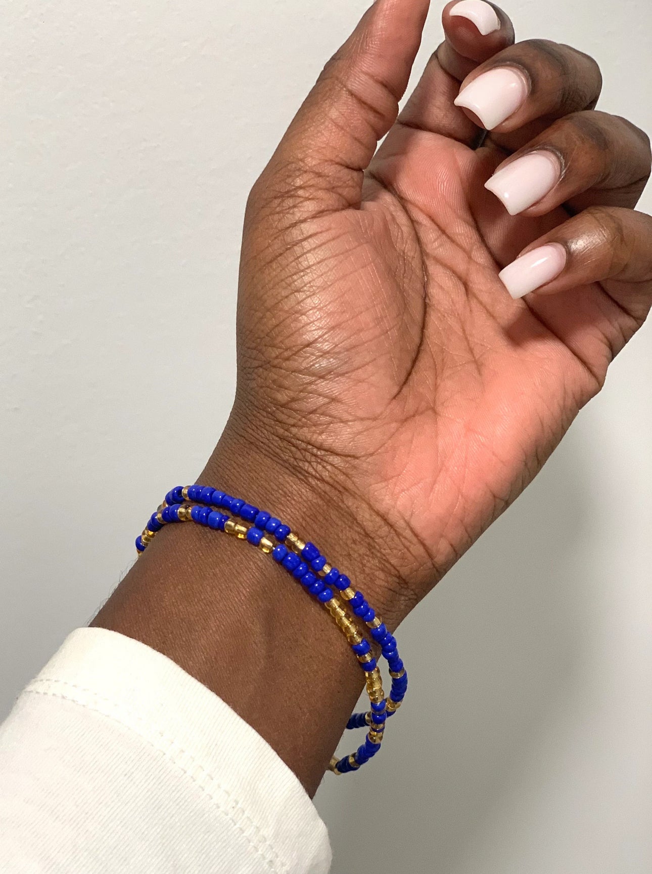 Royal Blue & Gold Bracelet