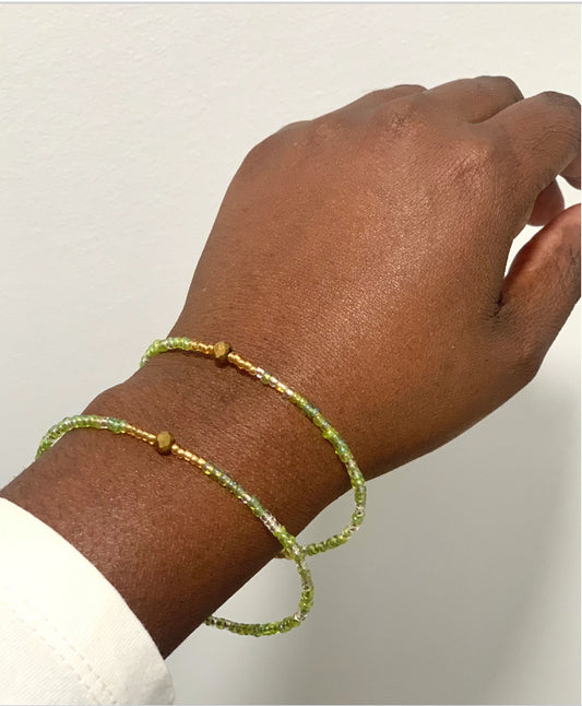 Green & Gold Bracelet